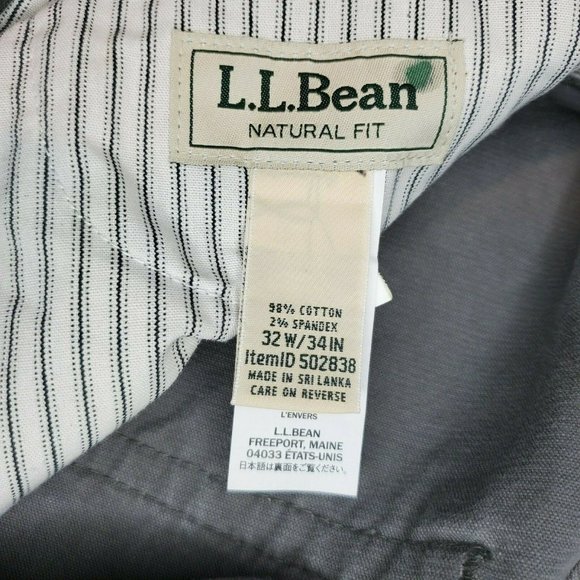 L.L. Bean 1912 Stretch Asphalt Corduroy Men Pants - Picture 9 of 13